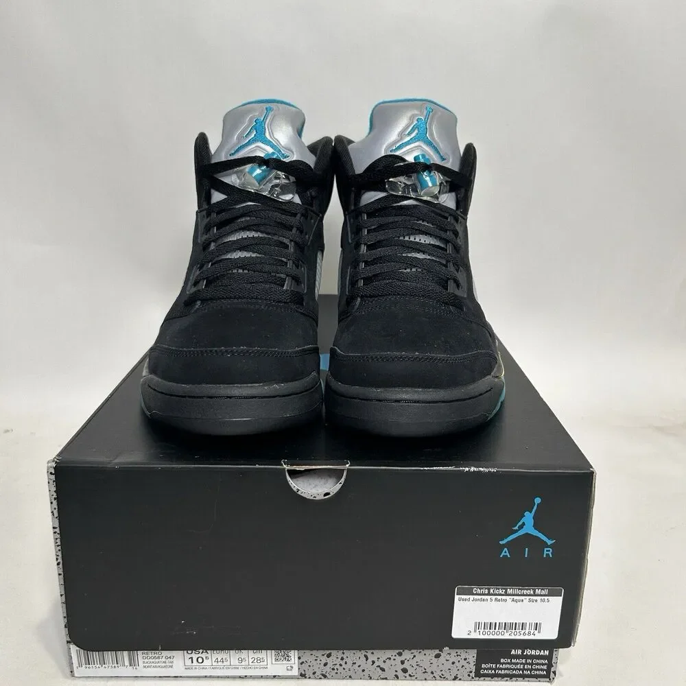 Nike Shoes Air Jordan 5 Retro “Aqua” 2024 - Picture 2 of 8